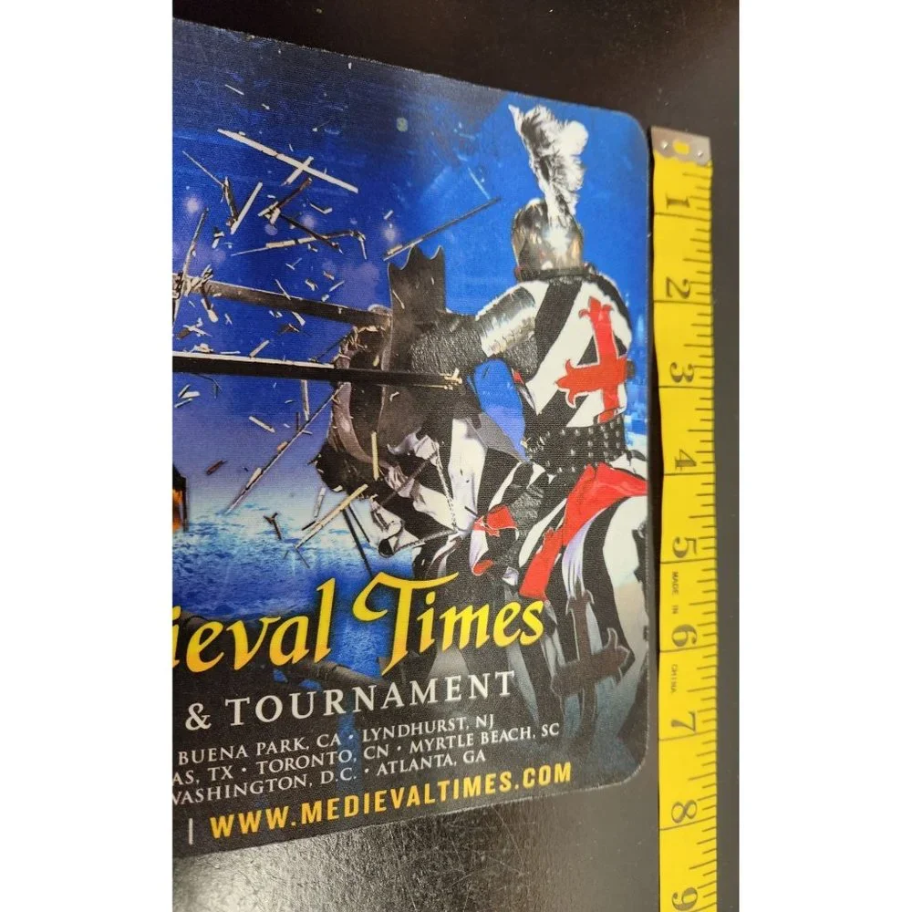 Medieval Times Dinner & Tournament Mousepad - Knights jousting - soft‎ pad